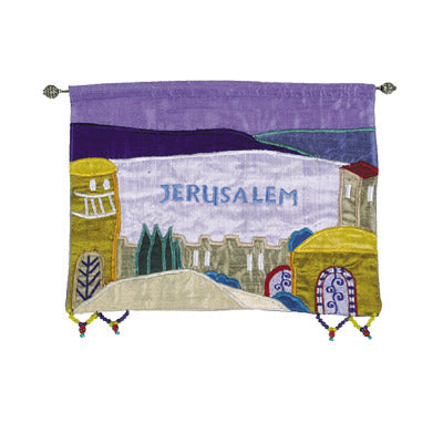 Color English Jersalem Wall Hanging