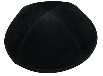 Special Edition Black Velvet Yarmulka - 4 Parts