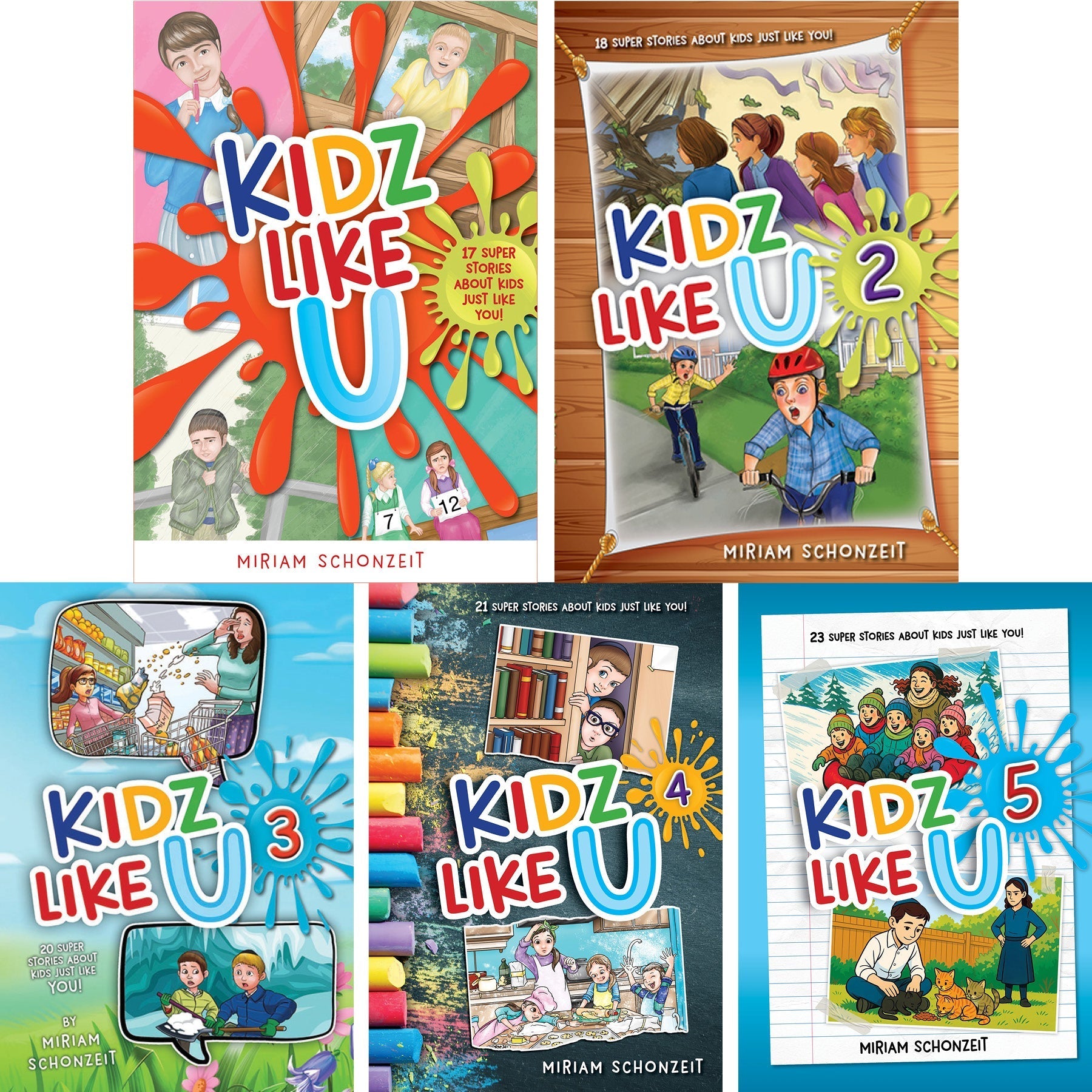 Kidz Like U Series (5 vol.) — Judaica Press