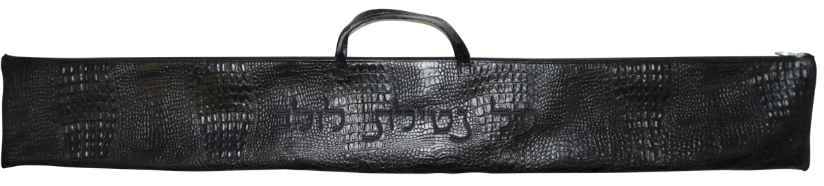 Prestige Croc Lulav Bag — Croc Design, Regal Collection (L640F-BK)