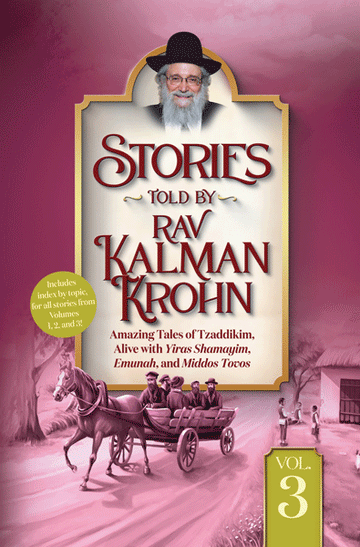 Front cover of Stories Told By Rav Kalman Krohn Vol. 3