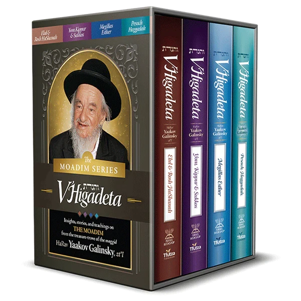 V'Higadeta - Moadim 4 Volume Slipcased Set
