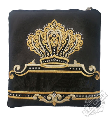 Bar mitzvah embroidered tallis and tefillin bag, design #4031 | Judaica Square Lakewood