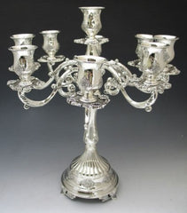 Candelabra: 9 Branch - Silver Plated