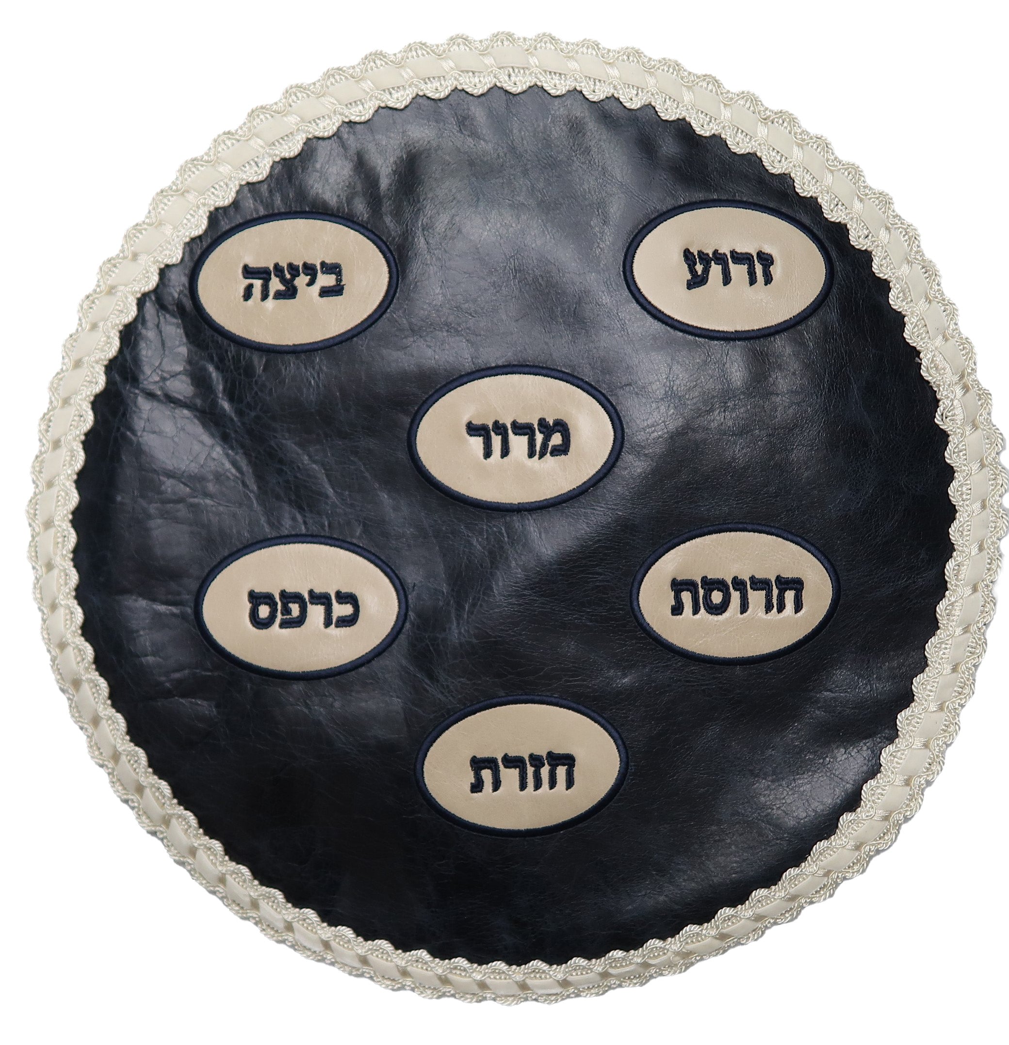 Prestige Leather Matzah Cover (MA110-NV)