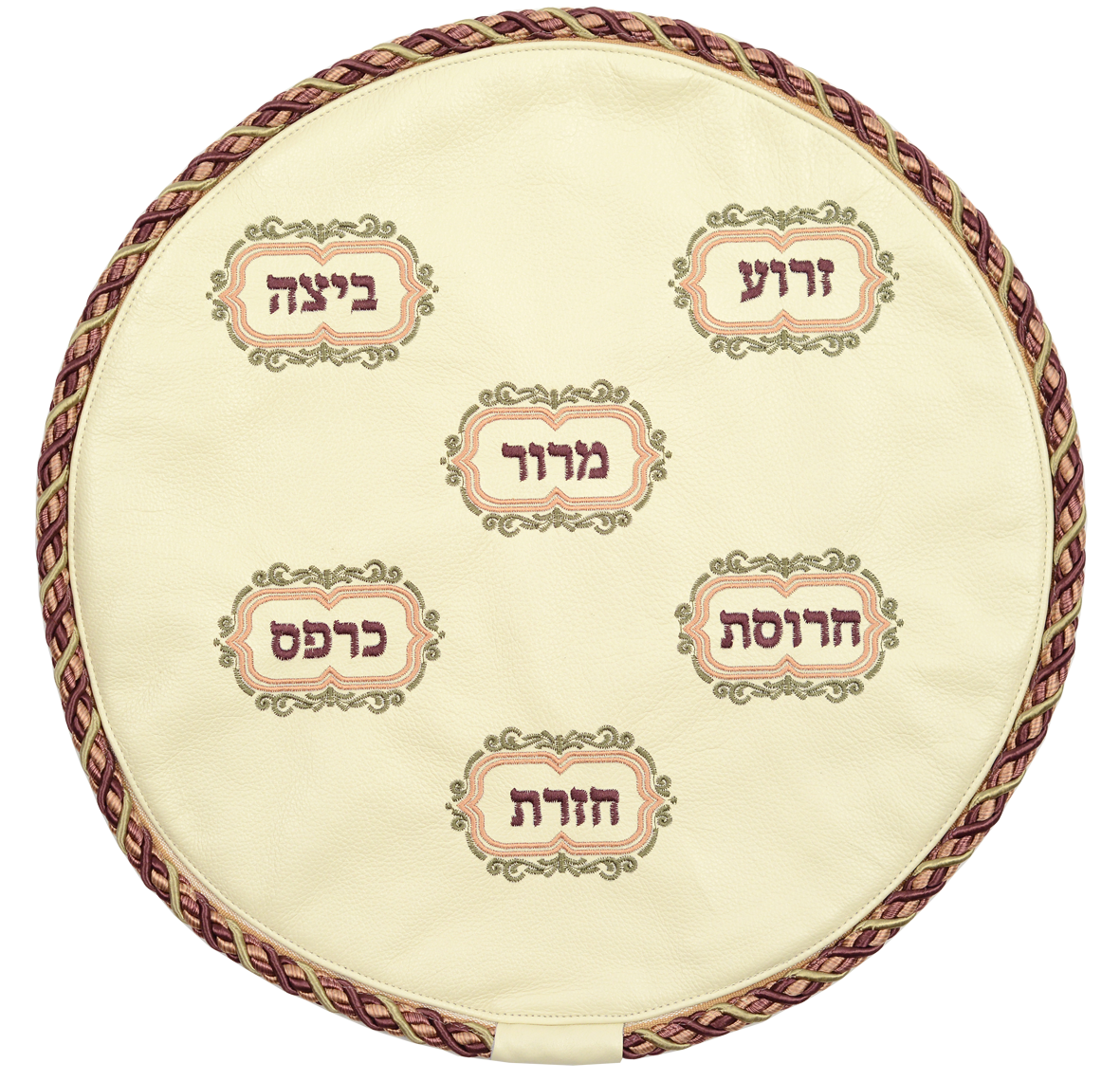 Prestige Leather Matzah Cover (MA130-CR)