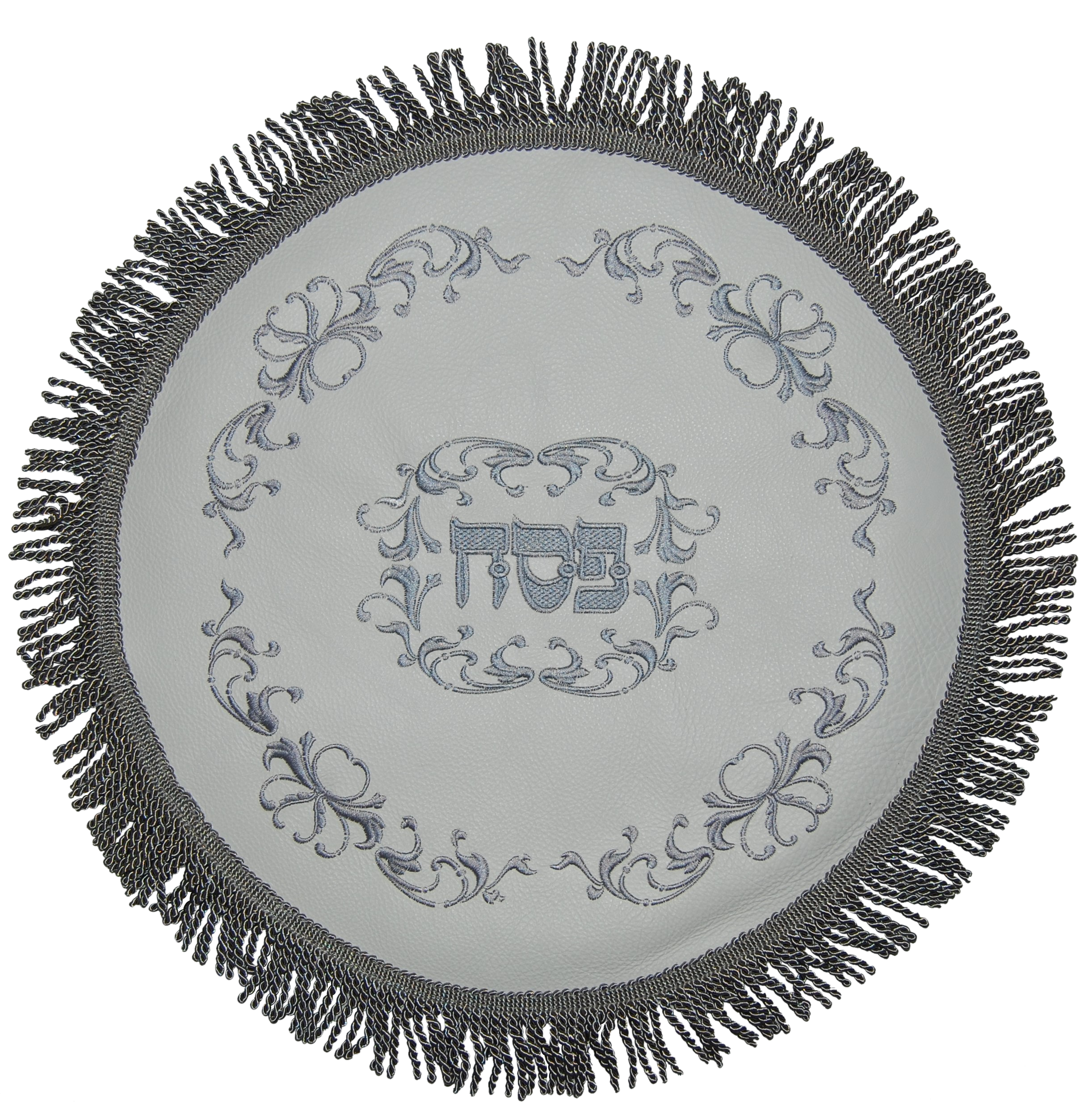 Prestige Supreme Leather Matzah Cover (MA135-WH)