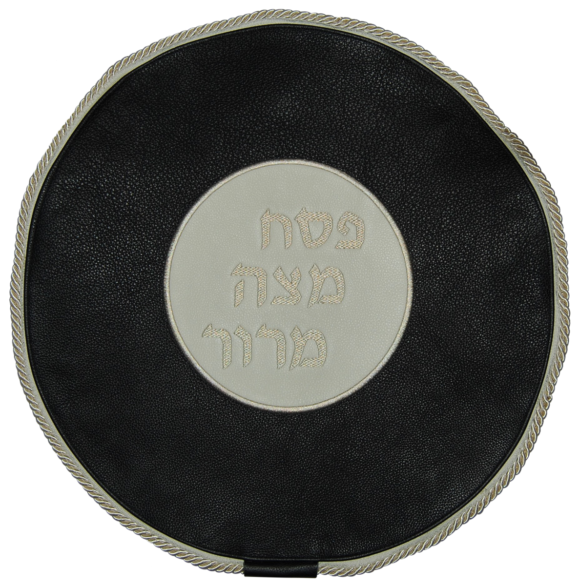 Prestige Contemporary Leather Matzah Cover (MA240-WH)