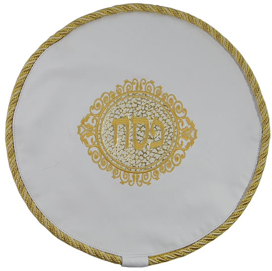 Prestige Regal Leather Matzah Cover (MA280F-WH2)