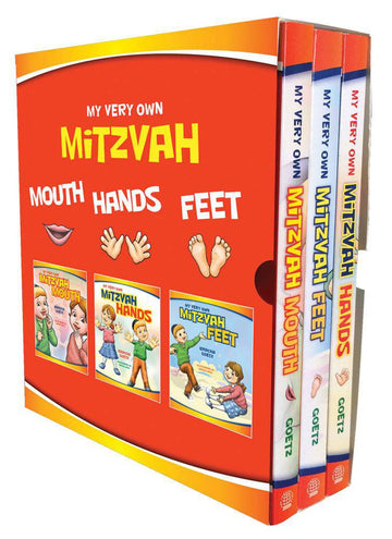 My Mitzvah Board Book Set — three-volume mitzvos boardbook slipcase