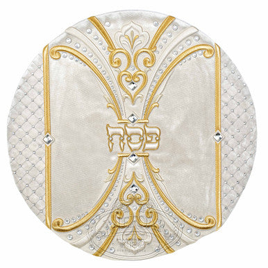 Matza Cover - Style #1323, Royaume Gold Collection - Matzah Covers