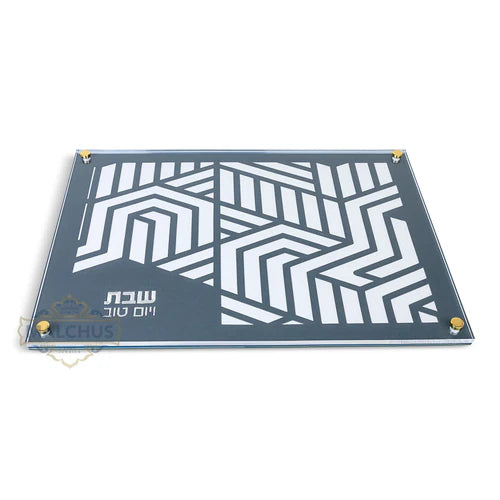 Challah Board: Glass Line Design