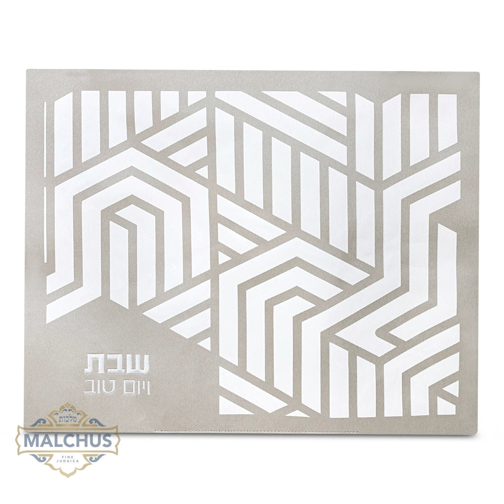 Challah Cover: Pu Leather Line Design