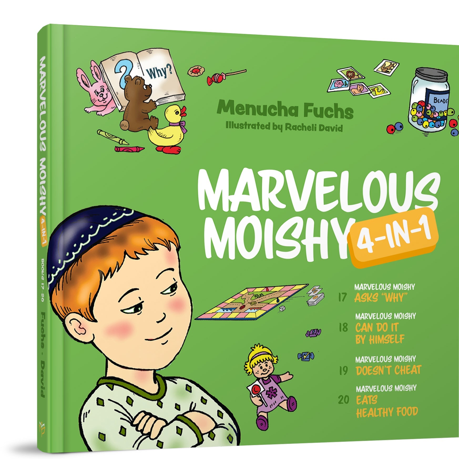 Marvelous Moishy 4 in 1 (books 17-20) — Menucha Publishers | Judaica Square Lakewood