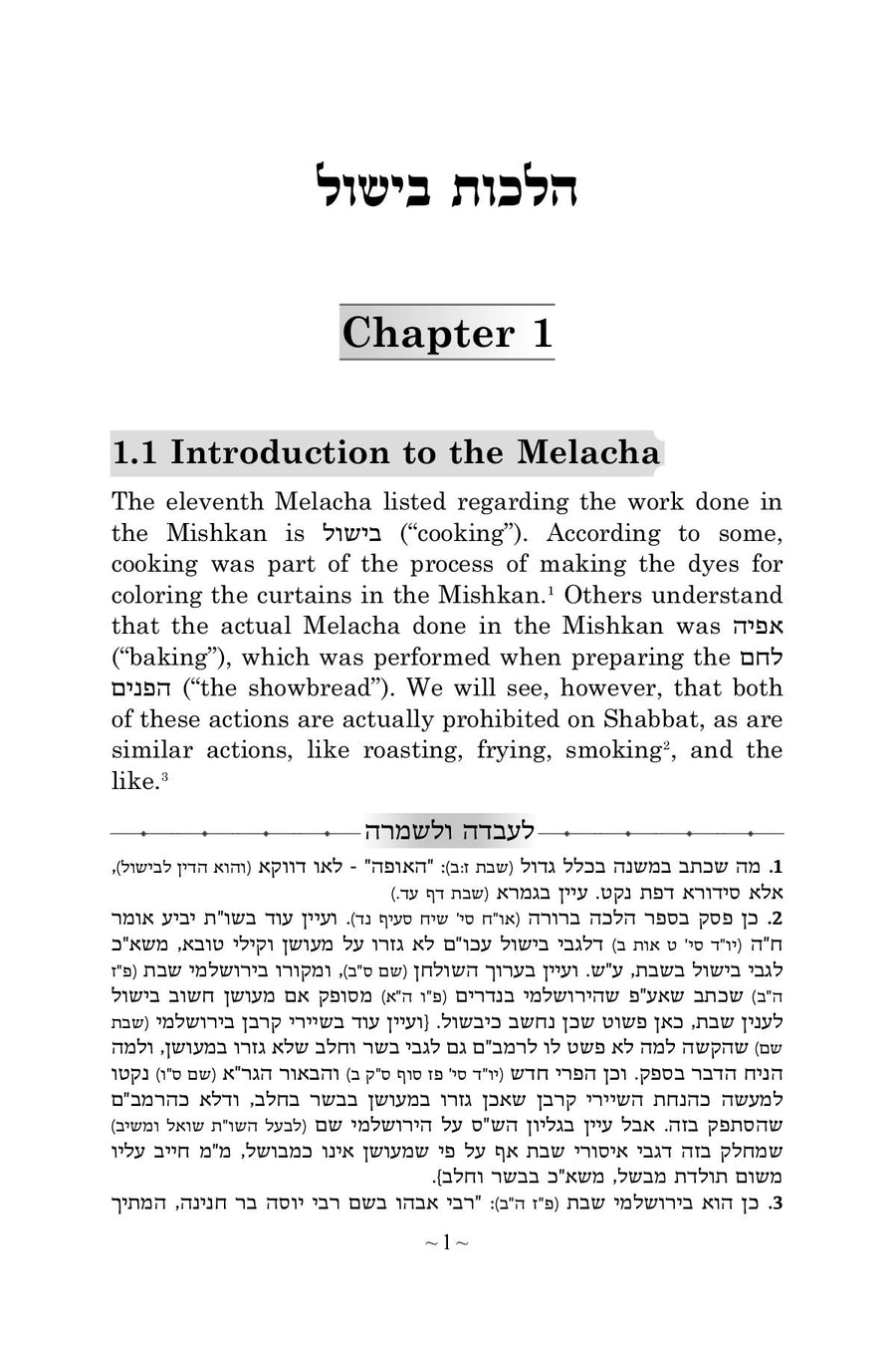 The Melachot of Shabbat -- Melechet Bishul | Judaica Square