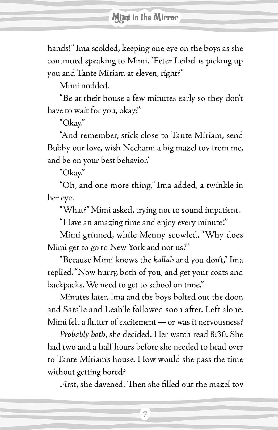 Mimi in the Mirror | Judaica Square