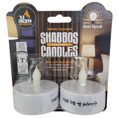 Shabbos Tealight Candles Battery Operated (2 Pcs.)