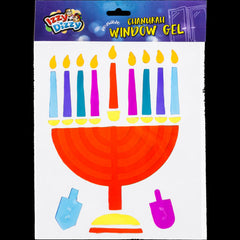 Chanukah Window Gel - Menorah
