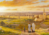 Sukkah Decoration: Jerusalem Mural - 6.5'