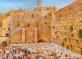 Sukkah Decoration: Birchas Kohanim Mural - 6.5'