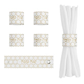 Honeycomb Rosh Hashanah Napkin Rings