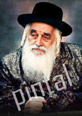 Succah Poster: Vinyl Waterproof - Viznitz Rebbe