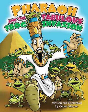 Pharaoh and the Fabulous Frog Invasion — makkos picture book hardcover