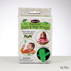 Passover Push & Pop Frogs (Set of 4)