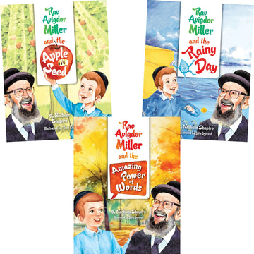 Rav Avigdor Miller Children's Series 3 volume — children's hashkafah hardcover set