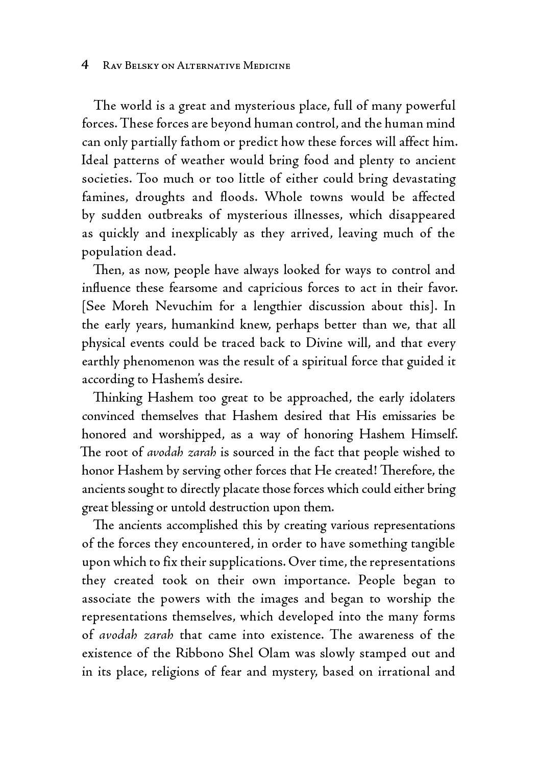 Rav Belsky on Alternative Medicine | Judaica Square