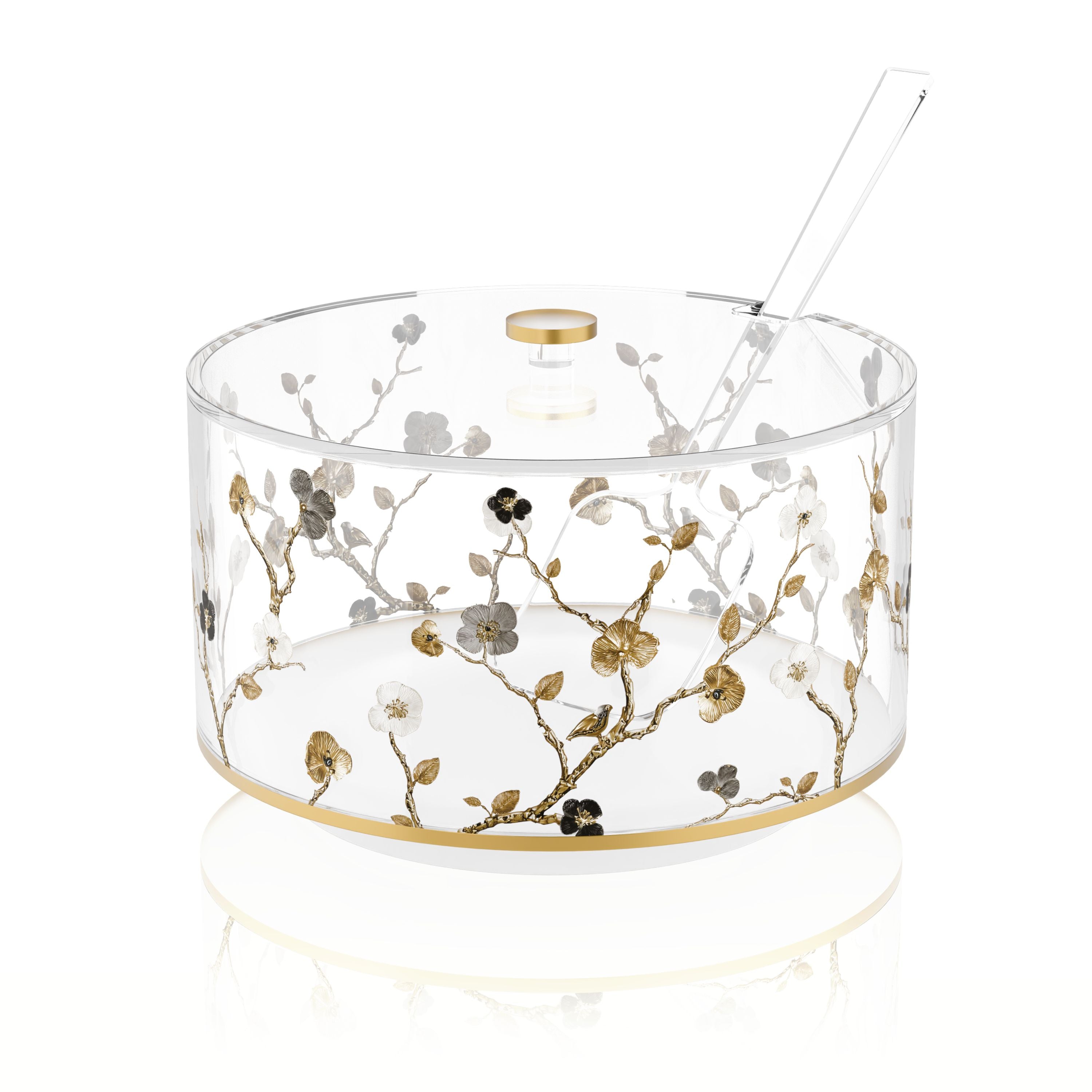 Ornate Garden Salad Bowl