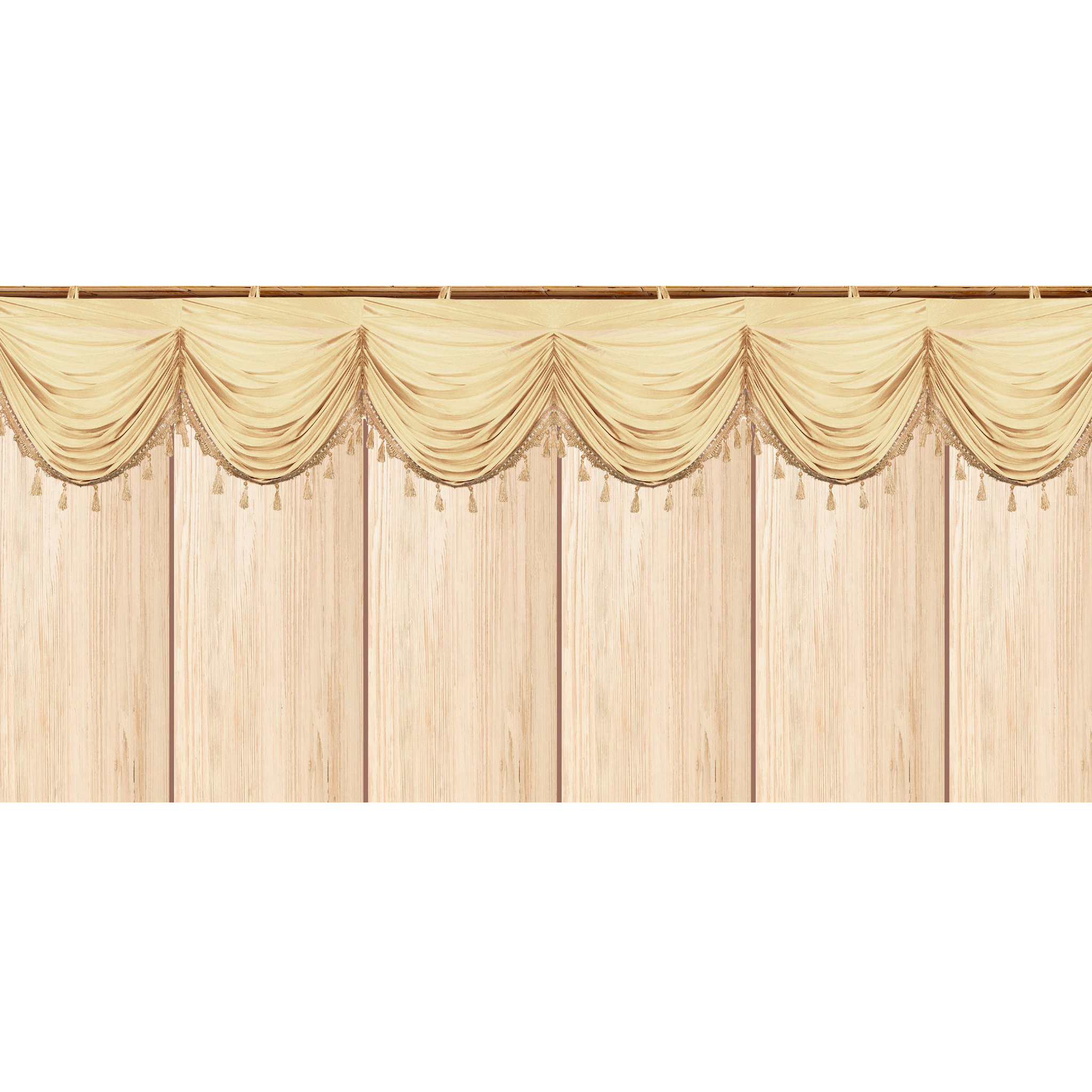 Mefoar Sukkah Curtain, Light Gold - Judaica Posters & Murals