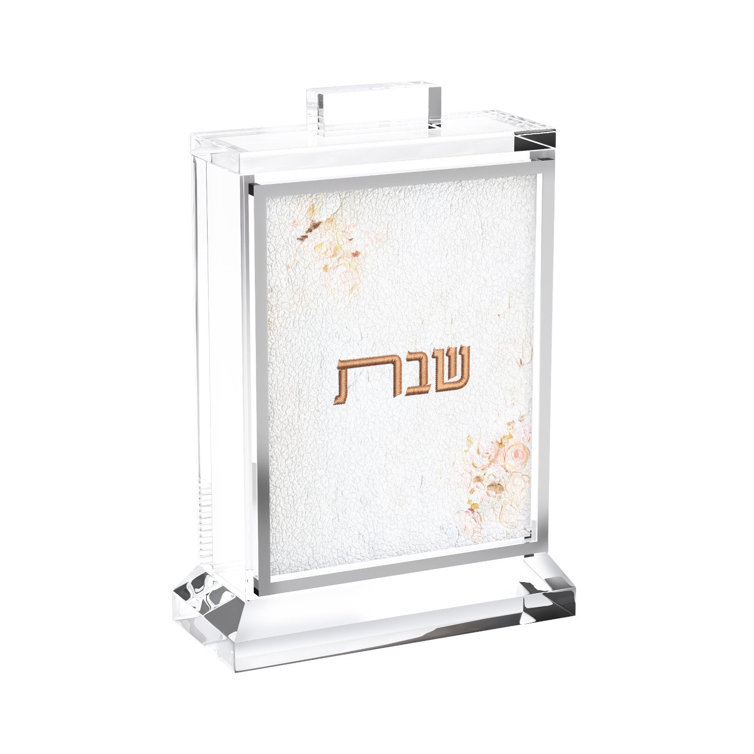 Leatherite Artwork Matchbox - Blush Rose