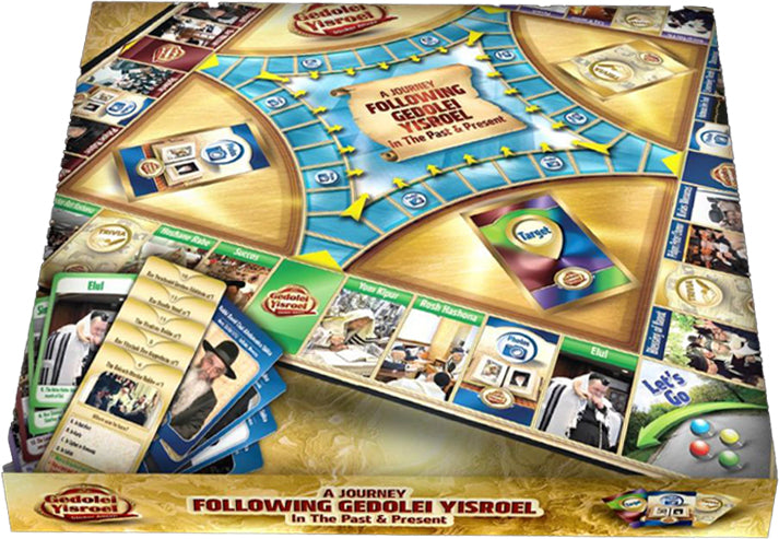 A Journey Following Gedolei Yisroel Board Game — Toys from Gedolei Yisroel Sticker Album