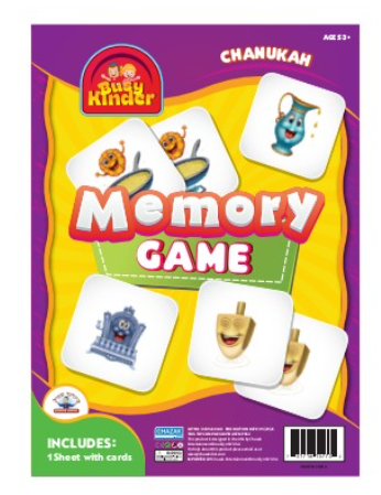 Chanukah Memory Game — SINGLE PACK | Judaica Square Lakewood