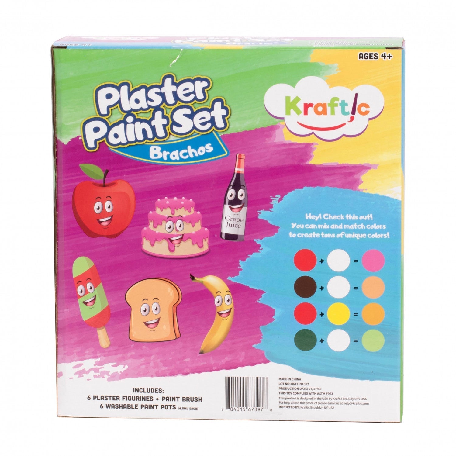 Brachos Plaster Paint Set — image 2 | Judaica Square Lakewood