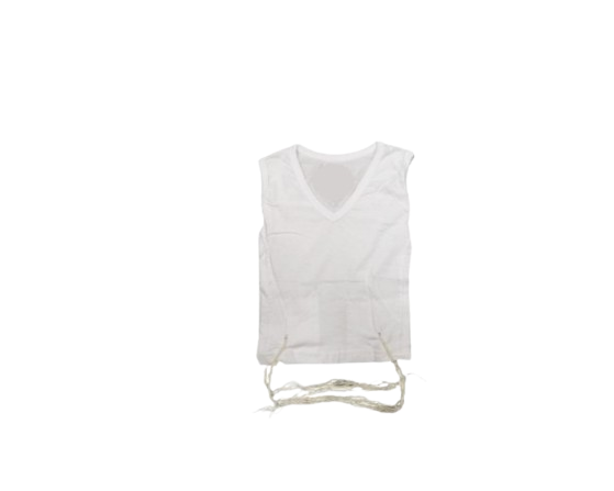 Undershirt Tzitzis – Adults V Neck