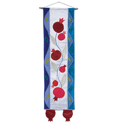 Pomegranates Blue Wall Hanging