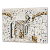 Whispers of the Passage: Walking in Yerushalayim Canvas Print