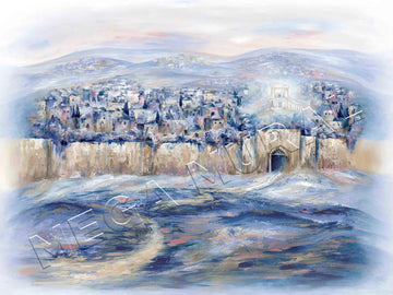 Yerushalayim Painting Full Wall Mural