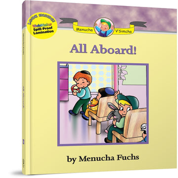 All Aboard! front cover — Menucha Fuchs, hardcover, published by Menucha Publishers