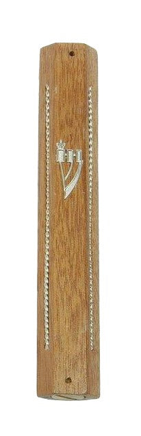 Wood Mezuzah 12 cm — Mezuzah Case, item 21520