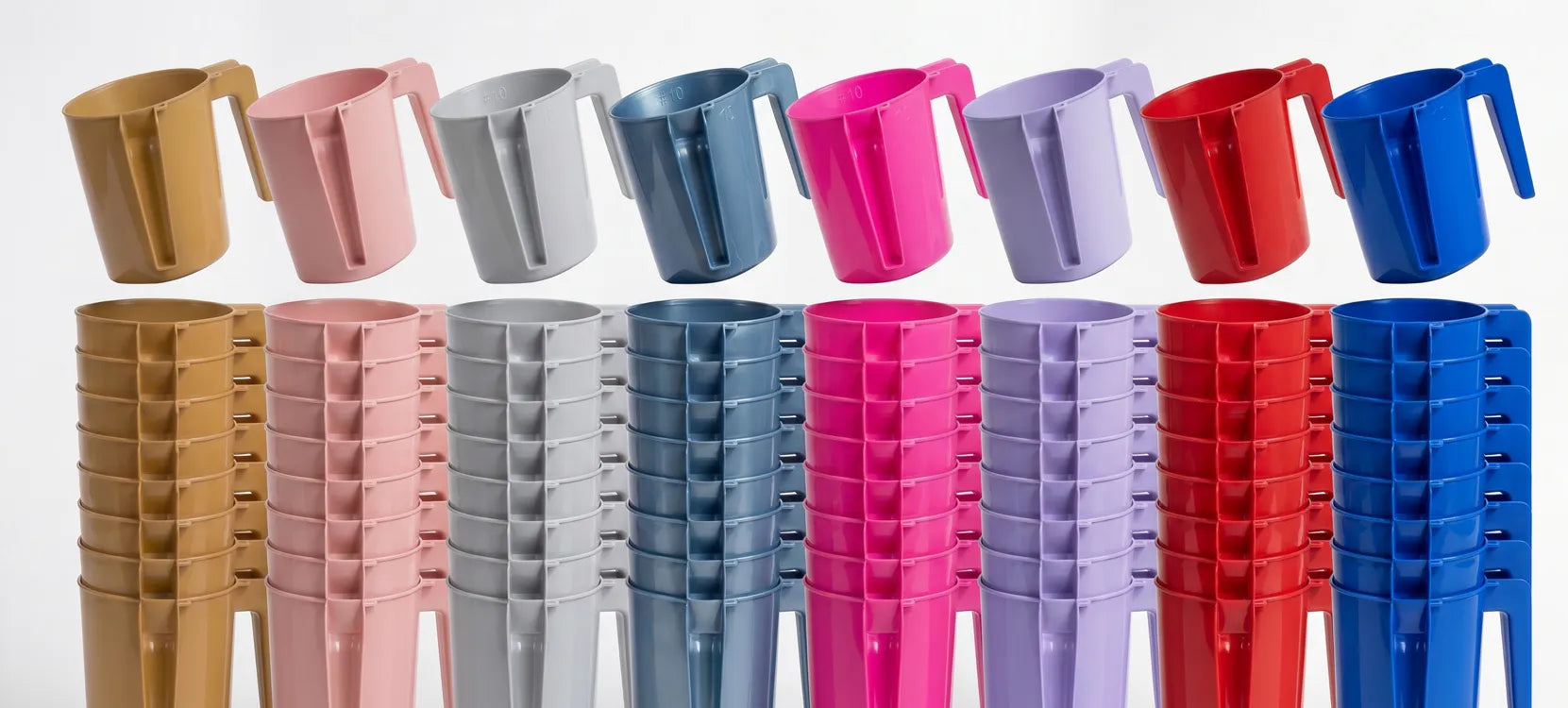 Plastic Washing Cup Mega Bundle — 96 piece bulk netilas yadayim natlah set | Judaica Square Lakewood