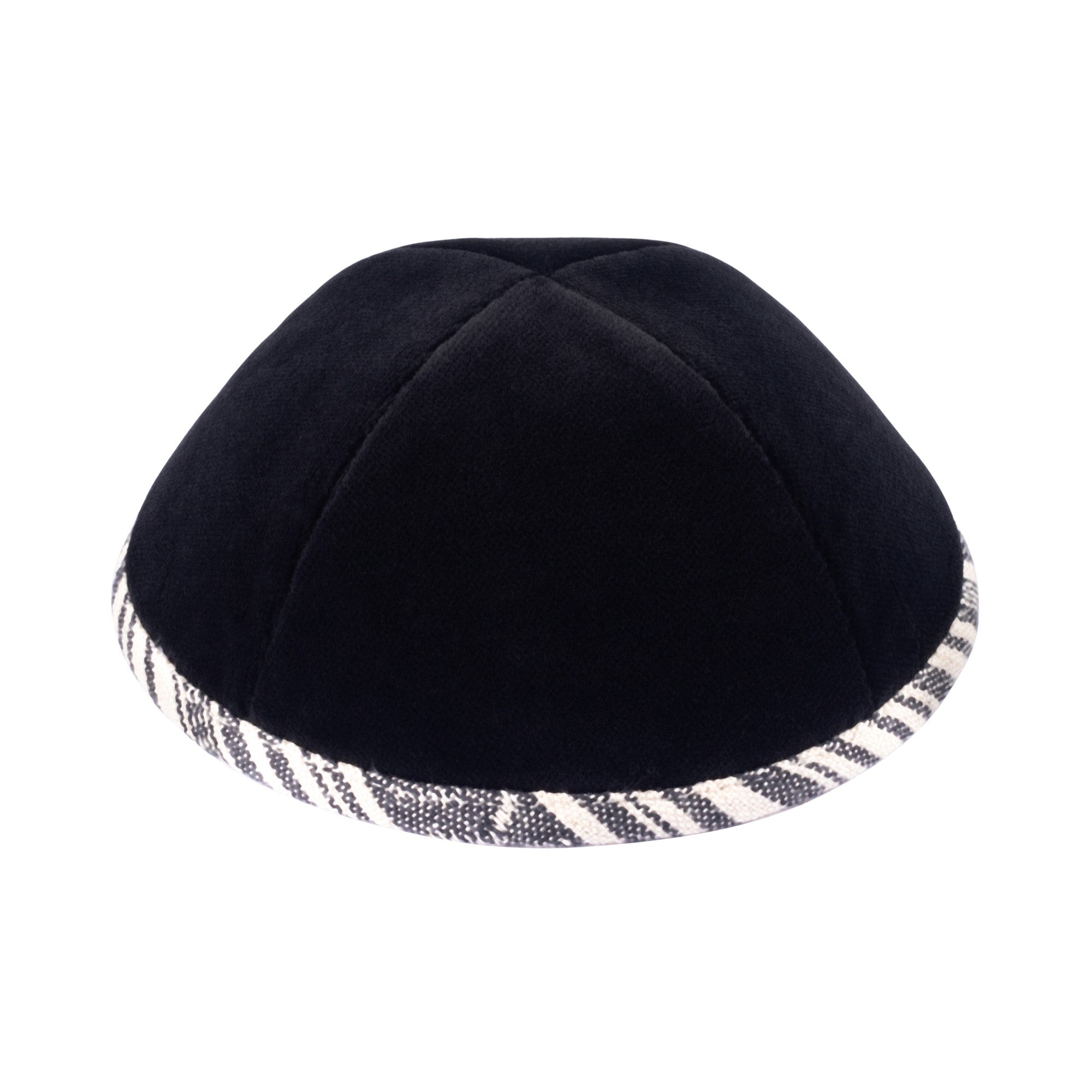 Black Velvet Kippah for Bar Mitzvah - iKippah by Judaica Square