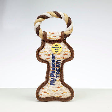 Rite Lite Chewdaica Passover Bone Squeaky Dog Toy