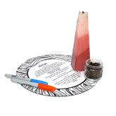 Color It Acrylic Havdalah Plate: Elegant Clear Lucite Ritual Display Tray