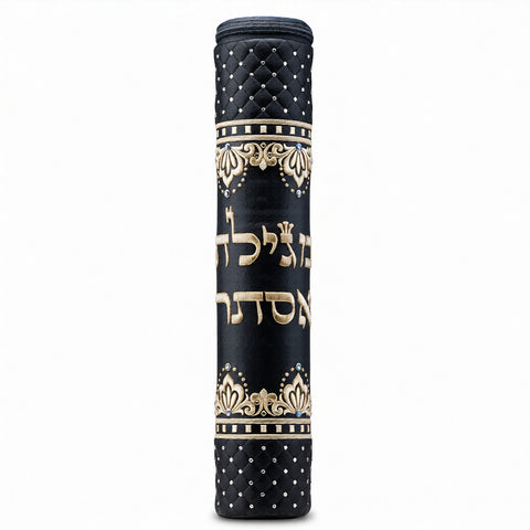 Luxury Scroll Megilah Case Grey #1020GG