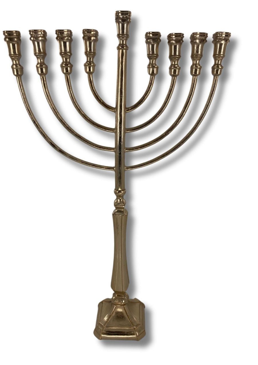Extra Large Brass Chanukah Menorah, 18 x 30 Inch