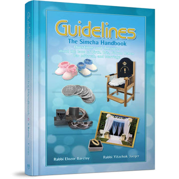 Guidelines The Simcha Handbook front cover — Rabbi Elozor Barclay, hardcover, published by Menucha Publishers