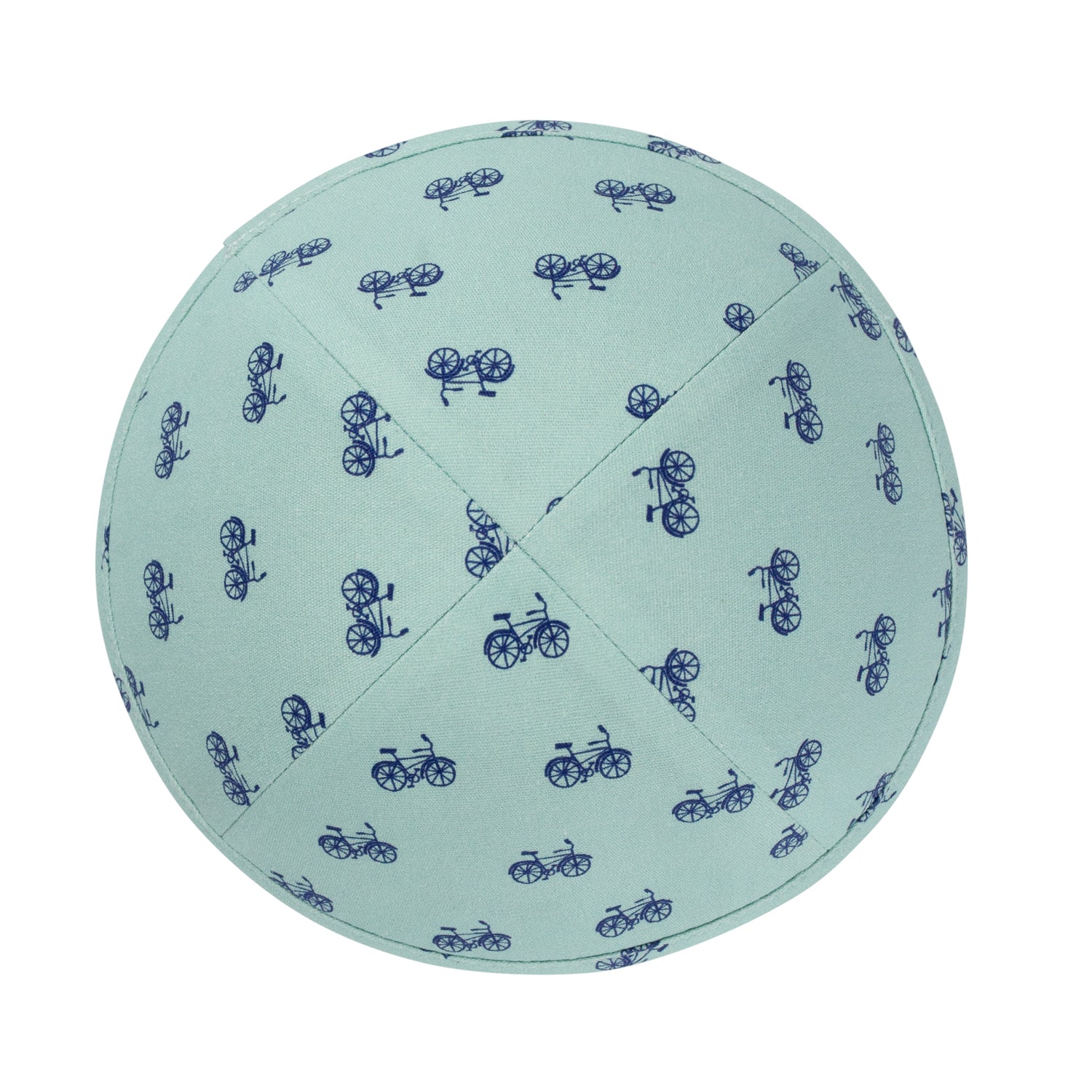 Yarmulka Kippah - side view showing six-panel design